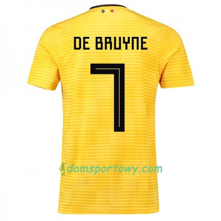 Koszulka Belgia De Bruyne 7 Wyjazdowe Koszulki Piłkarskie Mistrzostwa Świata 2018